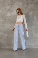 Stradivarius Model Çizgili Kumaş