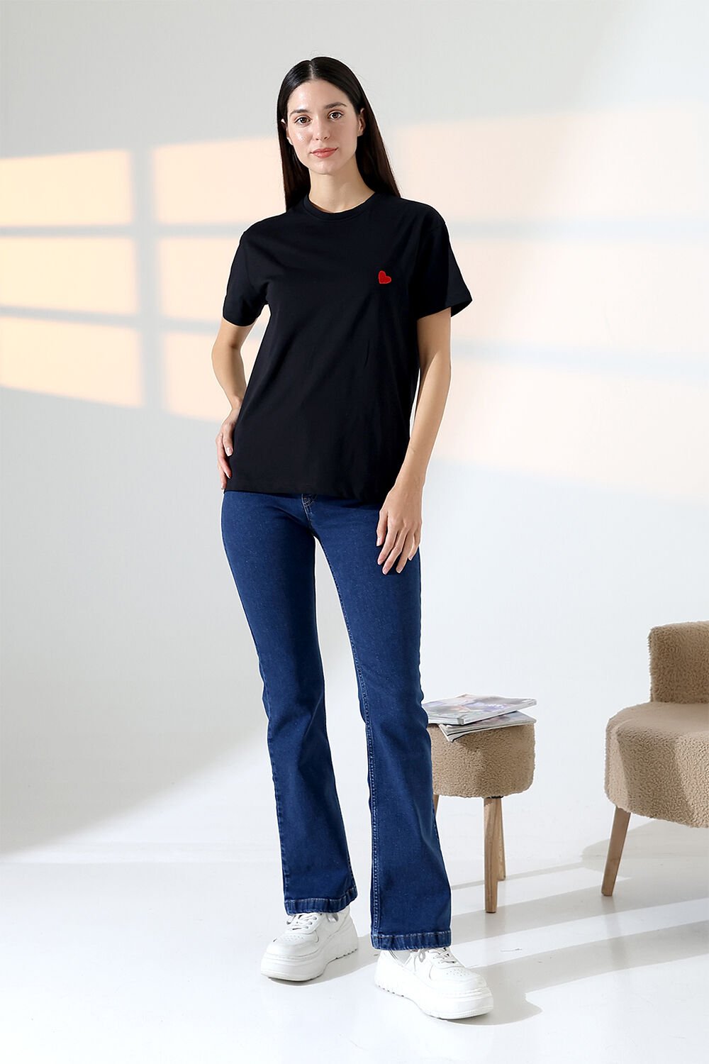 İspanyol Paça Kot Pantolon