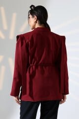 Kolu Sarkıtmalı Blazer Ceket