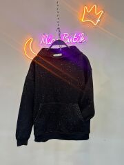 simli kapüşonlu sweat