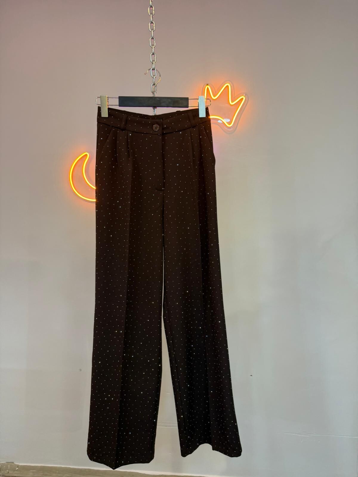 taşlı kumaş pantolon