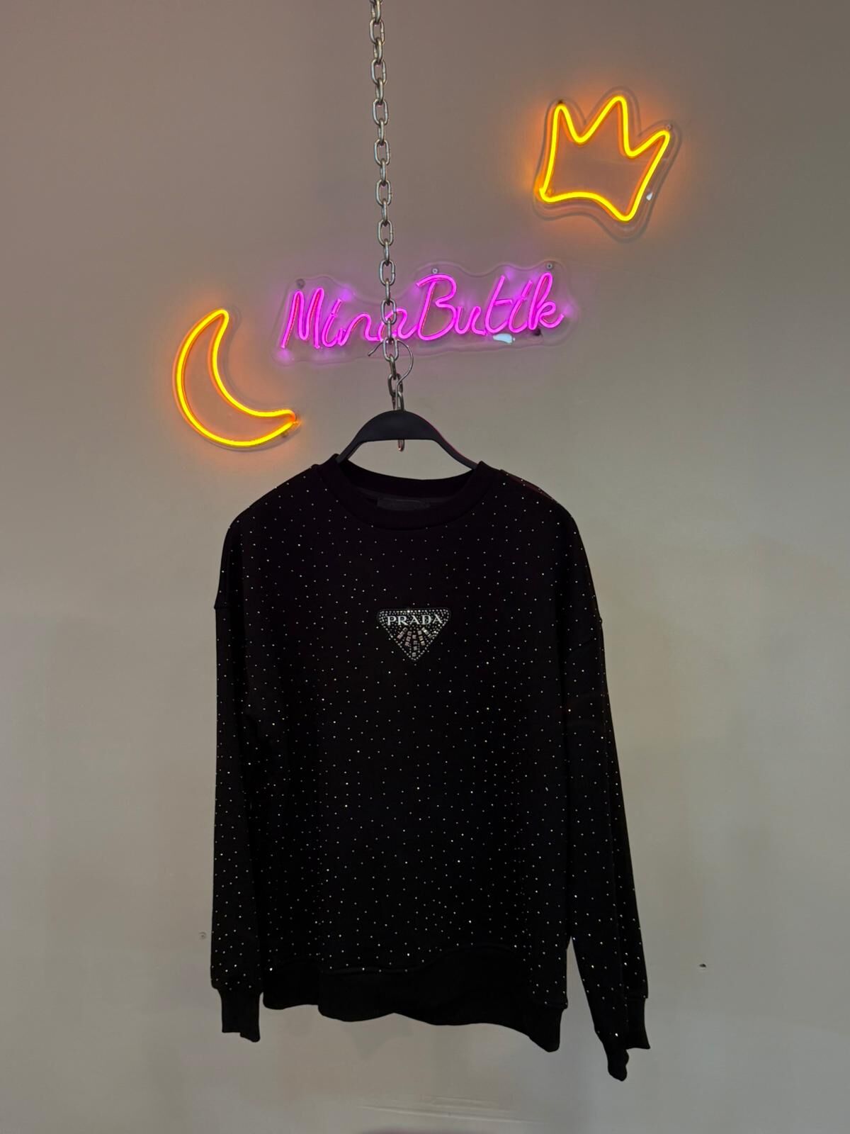 Prada taşlı sweat
