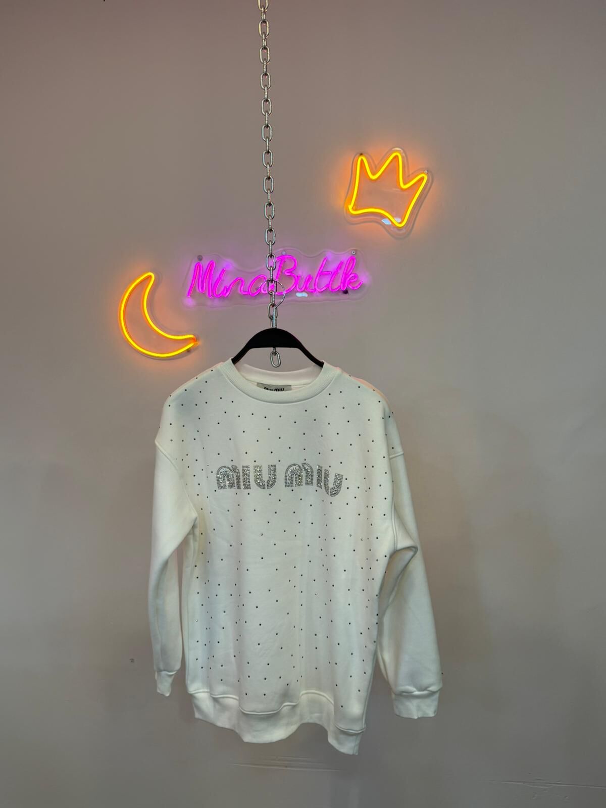 mıu mıu taşlı sweat