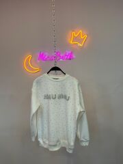 mıu mıu taşlı sweat