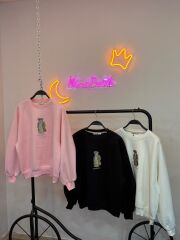 ayıcık nakışlı sweat