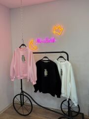 ayıcık nakışlı sweat