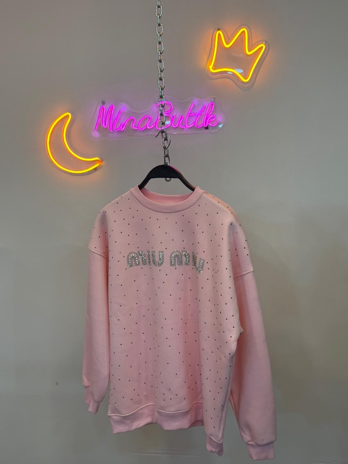 mıu mıu taşlı sweat