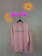 mıu mıu taşlı sweat