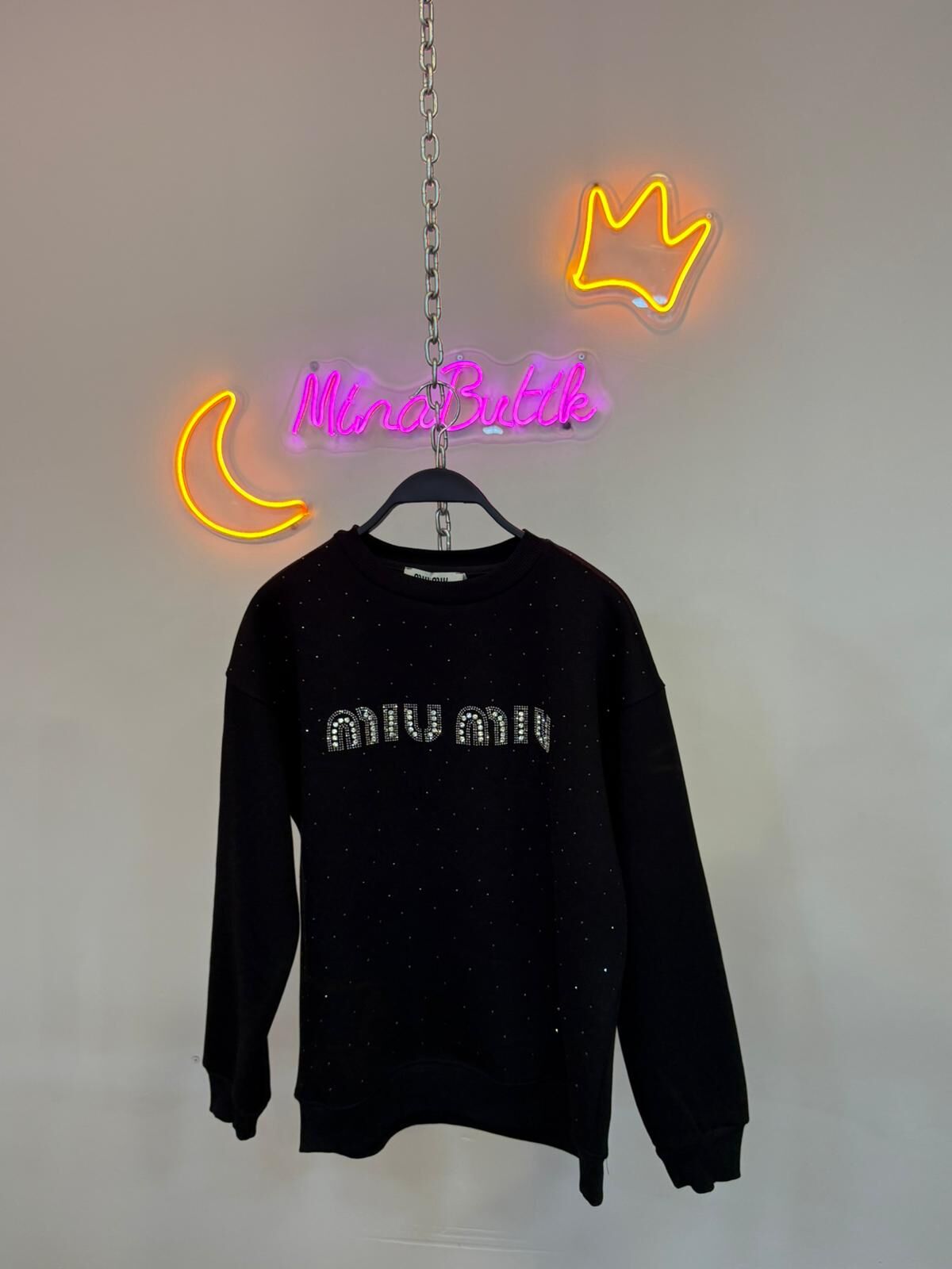 mıu mıu taşlı sweat
