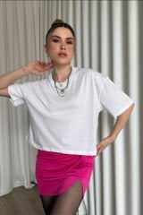 Kısa Düz Basic Tshirt