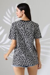 Miumiu Nakışlı Leoparlı Tshirt